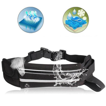 Water-resistant running belt – 2 fitness and travel bags for the price of 1