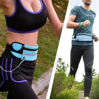 Water-resistant running belt – 2 fitness and travel bags for the price of 1