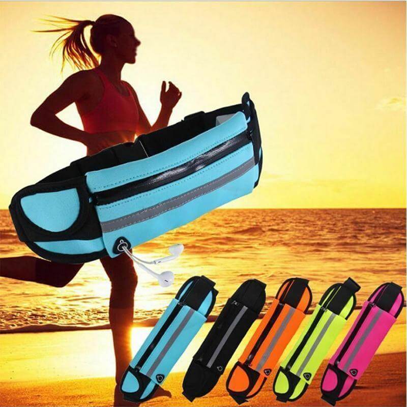 Water-resistant running belt – 2 fitness and travel bags for the price of 1
