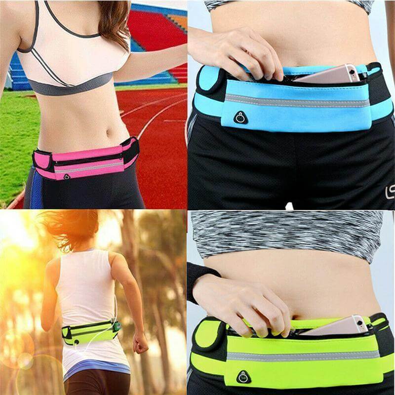 Water-resistant running belt – 2 fitness and travel bags for the price of 1