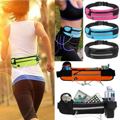 Water-resistant running belt – 2 fitness and travel bags for the price of 1