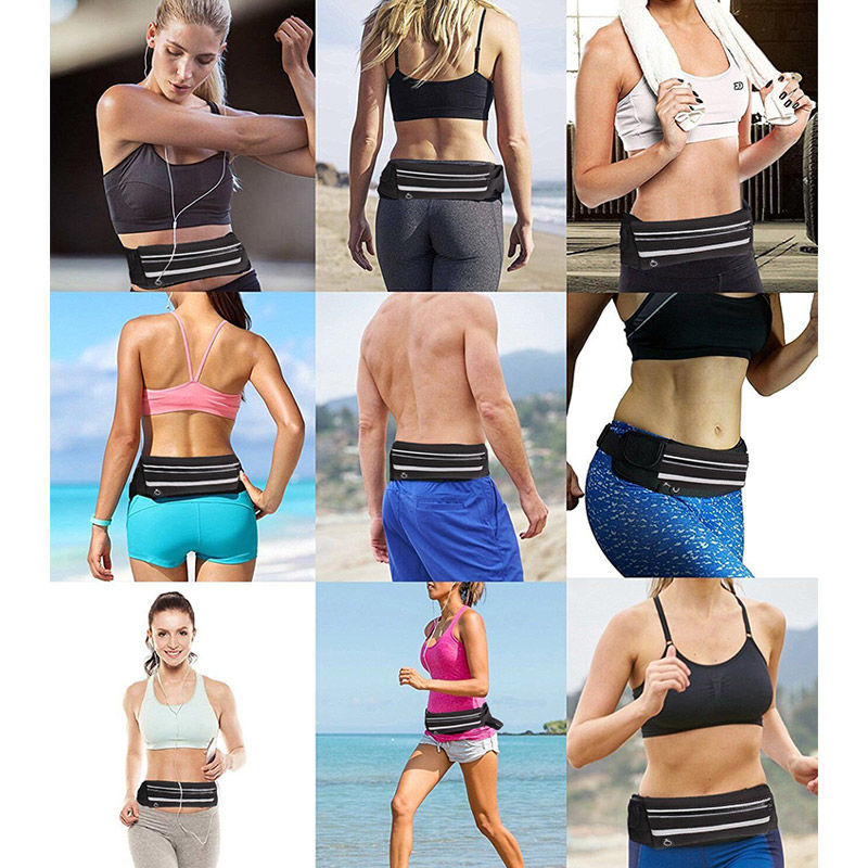 Water-resistant running belt – 2 fitness and travel bags for the price of 1
