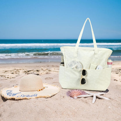 Extra-large waterproof beach bag with wet pocket – Buy 1, get 1 FREE