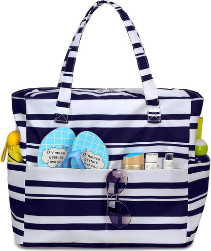 Extra-large waterproof beach bag with wet pocket – Buy 1, get 1 FREE