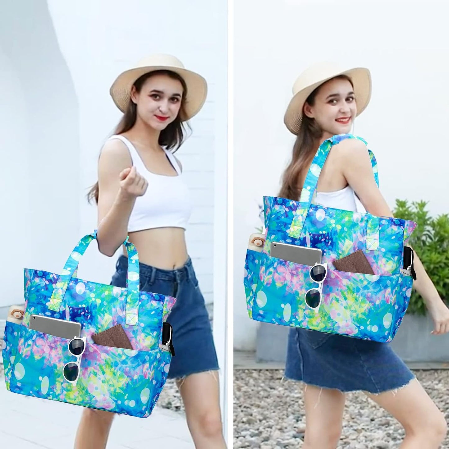 Extra-large waterproof beach bag with wet pocket – Buy 1, get 1 FREE