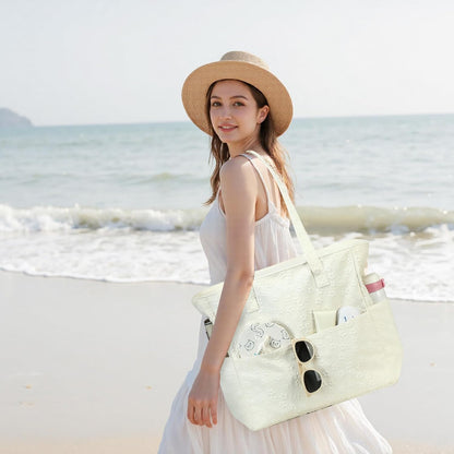 Extra-large waterproof beach bag with wet pocket – Buy 1, get 1 FREE
