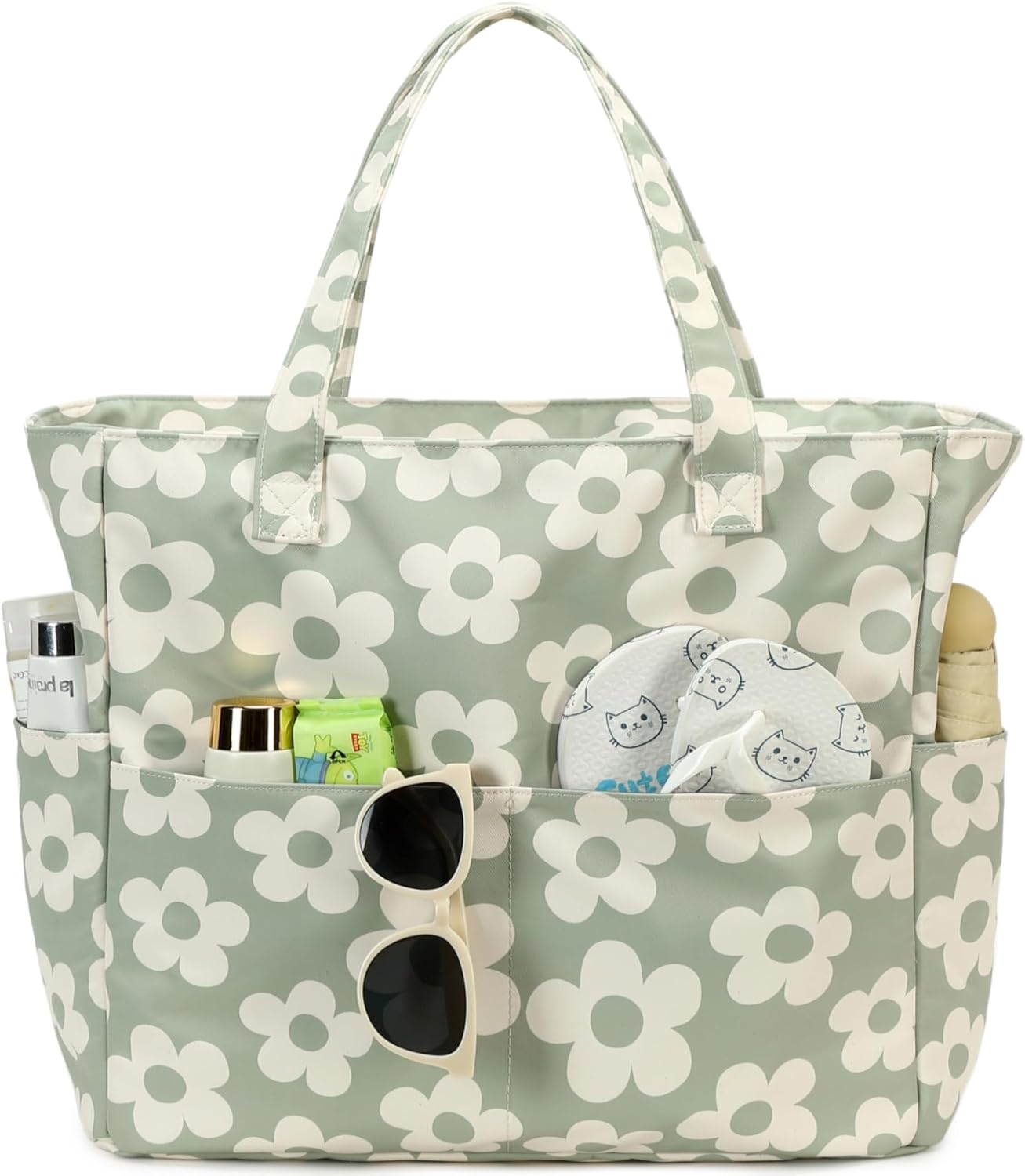 Extra-large waterproof beach bag with wet pocket – Buy 1, get 1 FREE