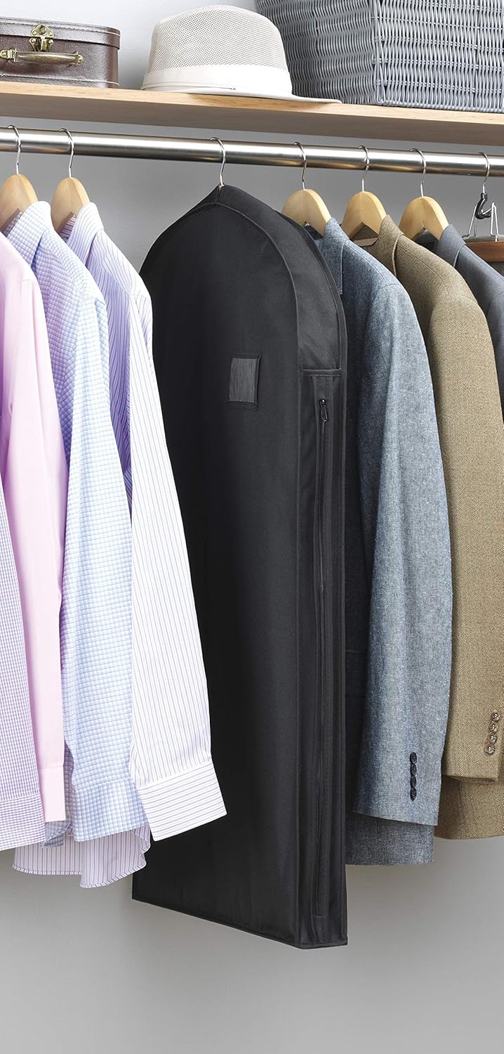 Water-repellent garment bag with zip and accessory pocket – Buy 1, get 1 FREE