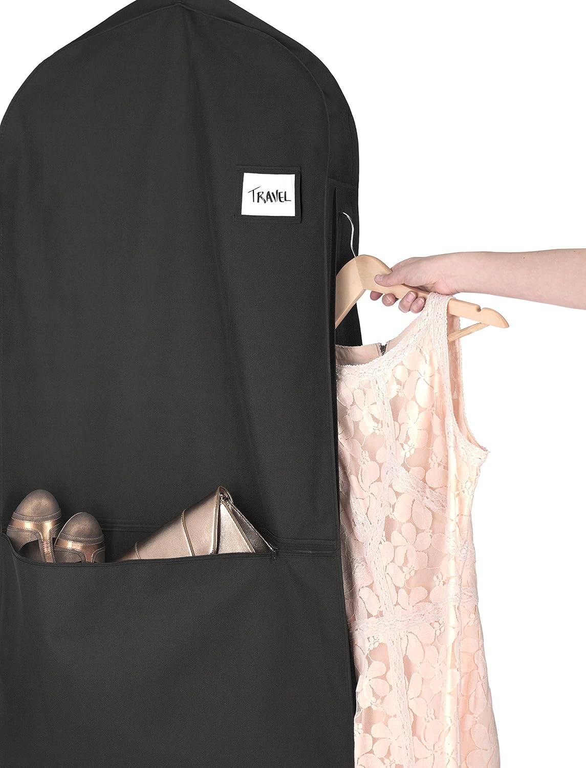 Water-repellent garment bag with zip and accessory pocket – Buy 1, get 1 FREE