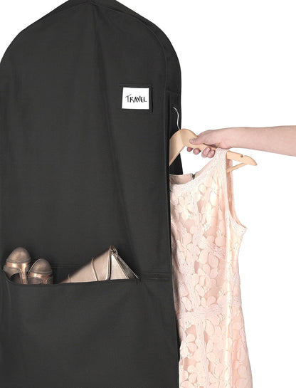 Water-repellent garment bag with zip and accessory pocket – Buy 1, get 1 FREE