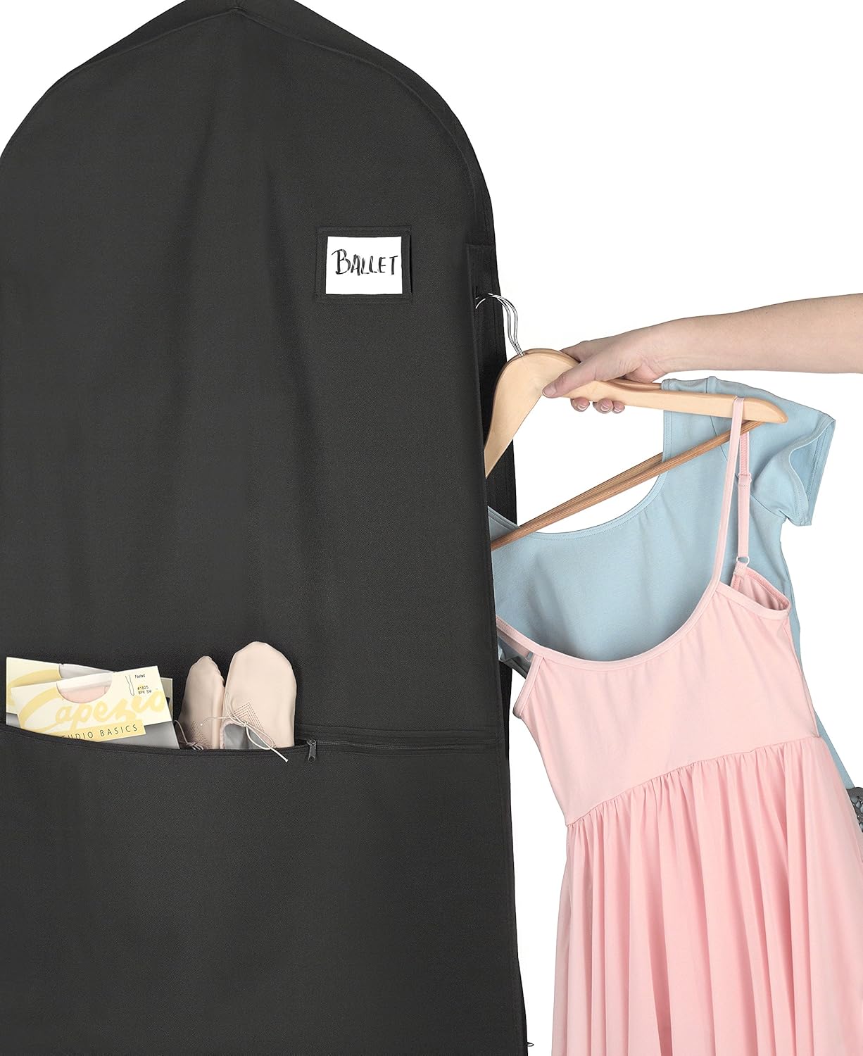 Water-repellent garment bag with zip and accessory pocket – Buy 1, get 1 FREE