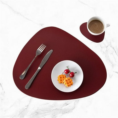 Waterproof Leather Placemat Set - Tablevo