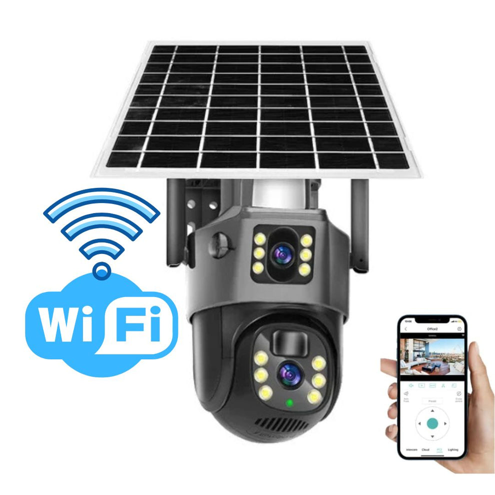 Wireless Security Camera | Solar Panel | 4K | Infrared | SD Card ...