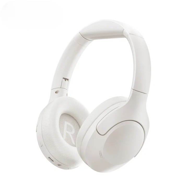 Wireless Over-Ear Headphones with Hybrid ANC, 40mm Driver & 60h Battery Life – SoundNova