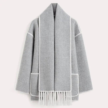 Ladies' long wool coat for autumn – Amelie