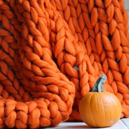 DIY Chunky XL Wool Yarn for Super Soft Blanket - CosyWeave