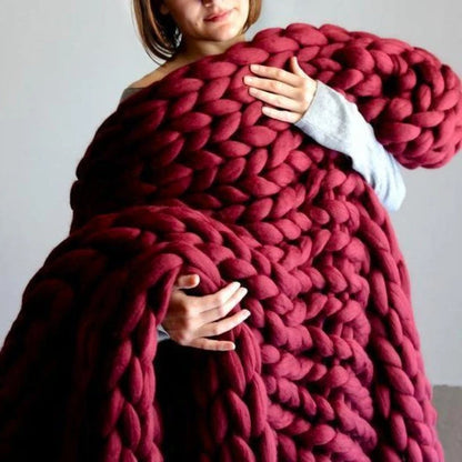 DIY Chunky XL Wool Yarn for Super Soft Blanket - CosyWeave