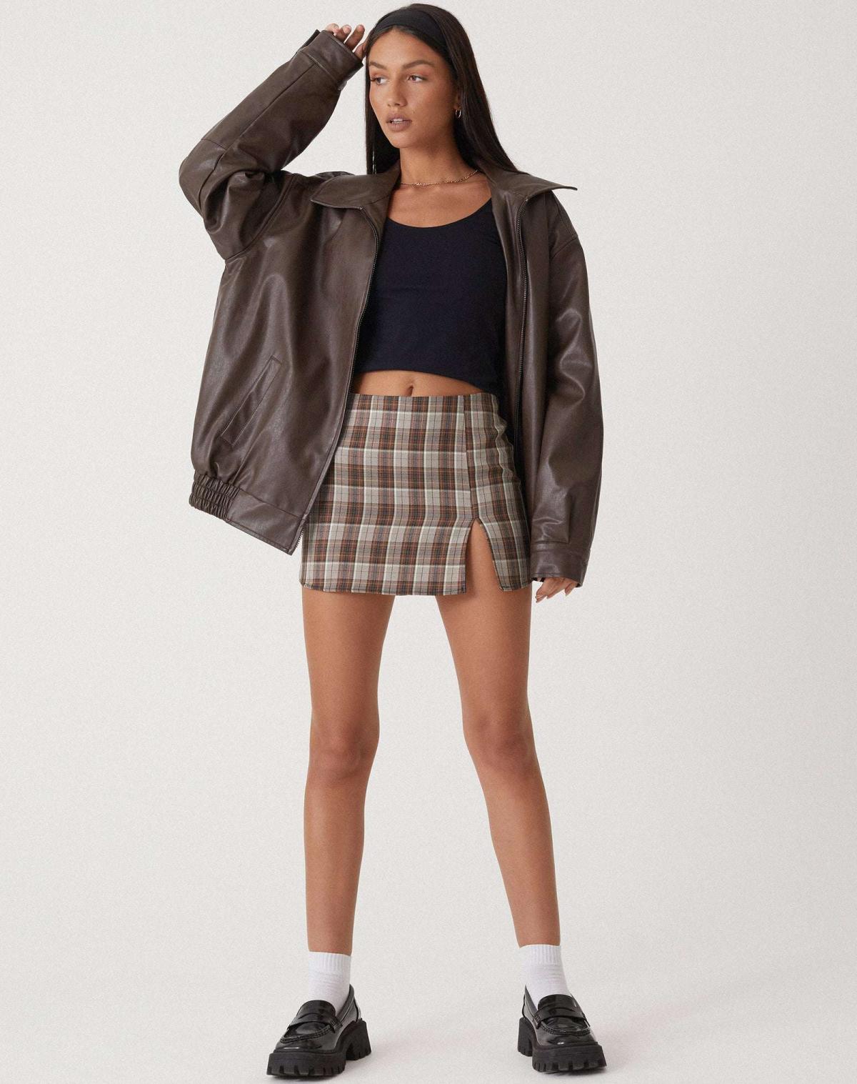 Oversized Loose Leather Women's Jacket – Yara