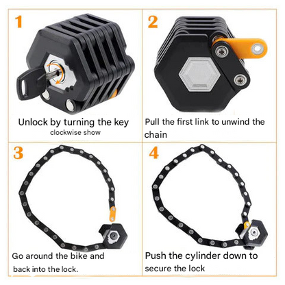Ultra Strong Anti-Theft Bicycle Lock - SafeRide