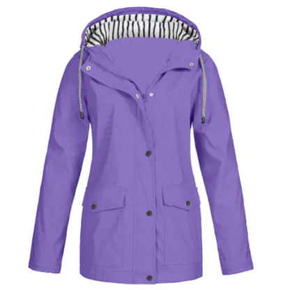 Water- and windproof women's jacket for autumn and winter – Leona