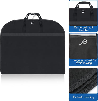Waterproof Oxford garment bag – suit cover with side gusset and pockets (Buy 1, Get 1 FREE)