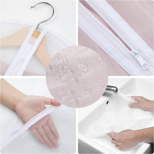 PEVA garment bag set – pack of 12 hanging garment covers in 3 sizes (Buy 1, get 1 FREE)