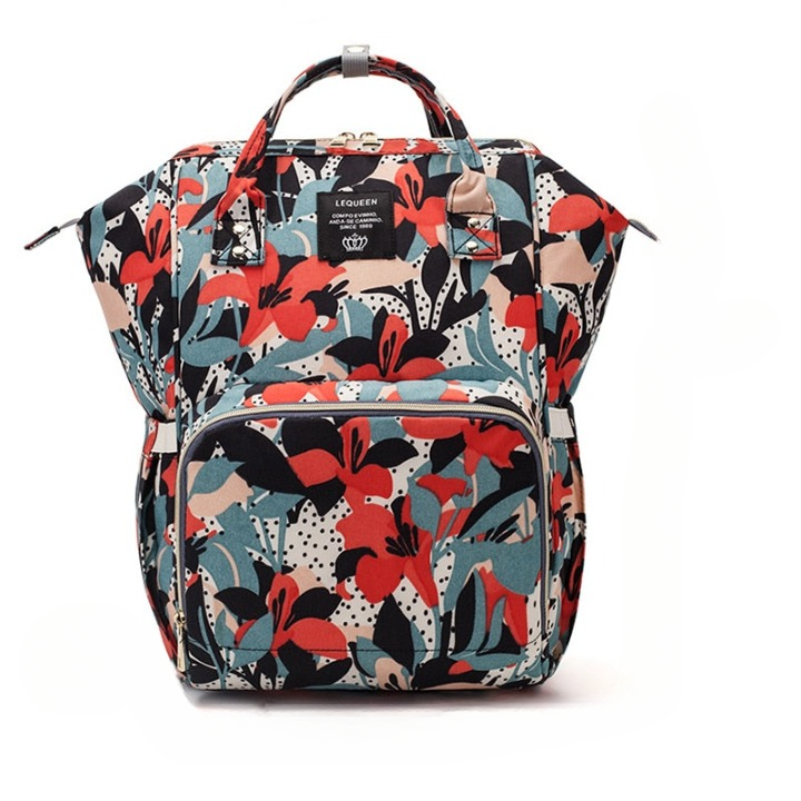 Large-capacity baby changing backpack – multi-pocket waterproof travel bag