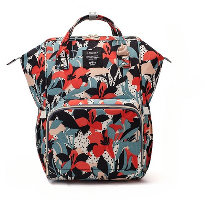 Large-capacity baby changing backpack – multi-pocket waterproof travel bag