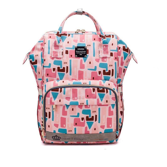 Large-capacity baby changing backpack – multi-pocket waterproof travel bag
