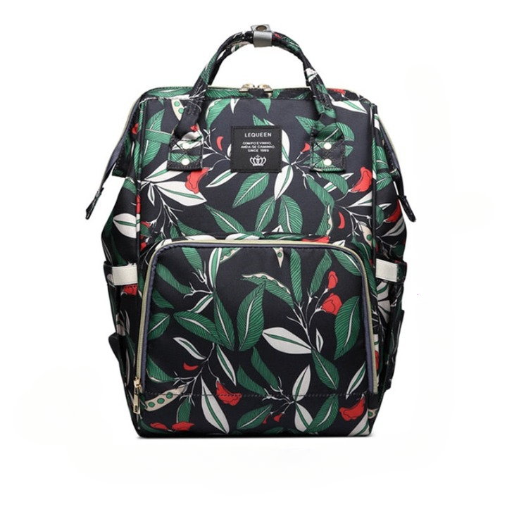Large-capacity baby changing backpack – multi-pocket waterproof travel bag