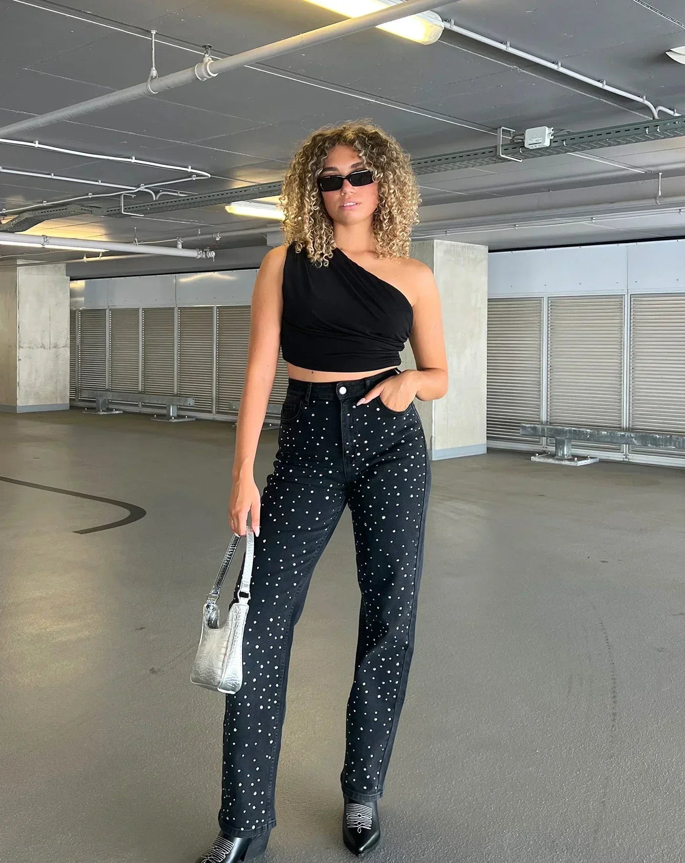 Shiny Denim Jeans - StarStruck